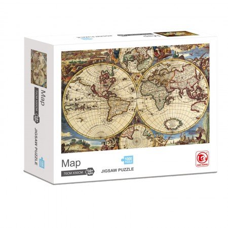 Puzzle Mapa Mundi Antiguo 1000 piezas +14 años