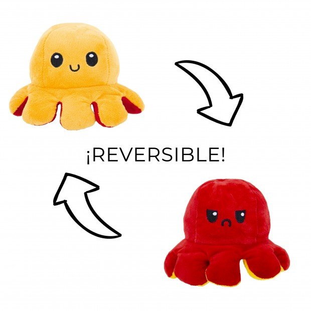 Pulpo Reversible (Amarillo-Rojo)
