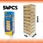Jenga de Números 20cm (54 piezas)