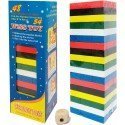 Jenga  de Colores Multicolor 20cm (54 piezas)