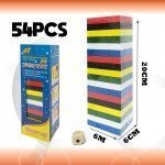 Jenga de Números 20cm (54 piezas)