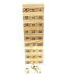 Jenga de Números Grande 22cm (54 piezas)