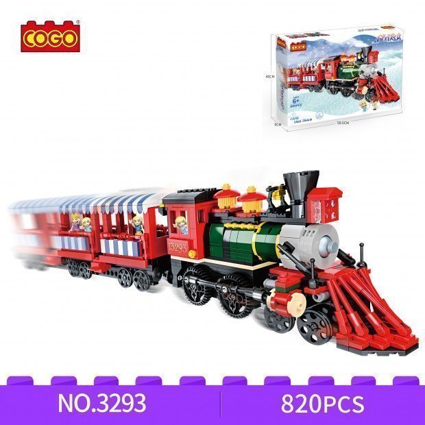COGO Tren Bloques de Construcción (820 piezas)