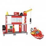 COGO Fire Estación de Bomberos 2en1 Bloques de Construcción (178 piezas)