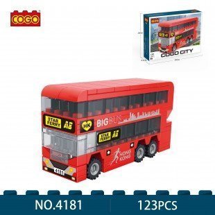 COGO City Autobús Bloques de Construcción (123 piezas)