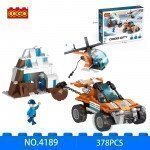 Cogo City Vehículos de Invierno Bloques de Construcción (378 piezas)