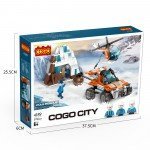Cogo City Vehículos de Invierno Bloques de Construcción (378 piezas)