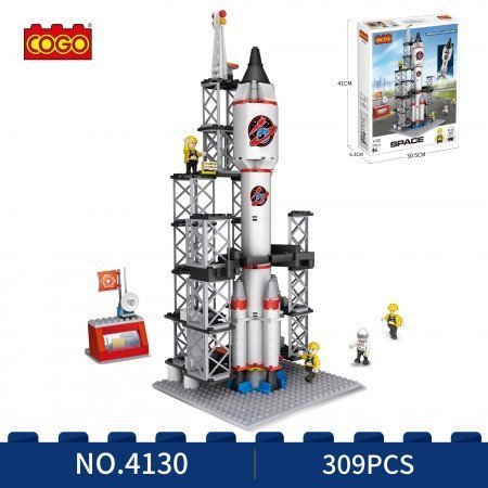 COGO Space Lanzacohetes Bloques de Construcción (309 piezas)