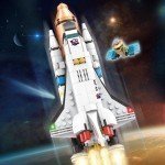 COGO Space Cohete Espacial Bloques de Construcción (404 piezas)