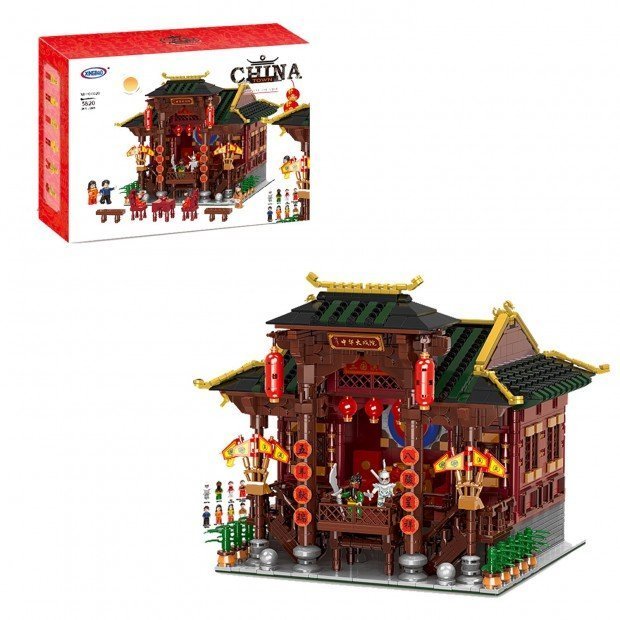 COGO China Town Teatro Chino Bloques de Construcción (3820 piezas)